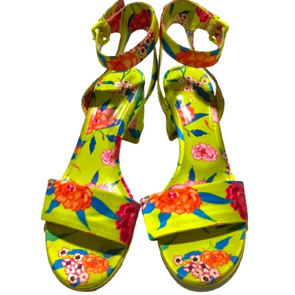 Aldo Shoes - Aldo Yellow Floral Size 8 Shoe